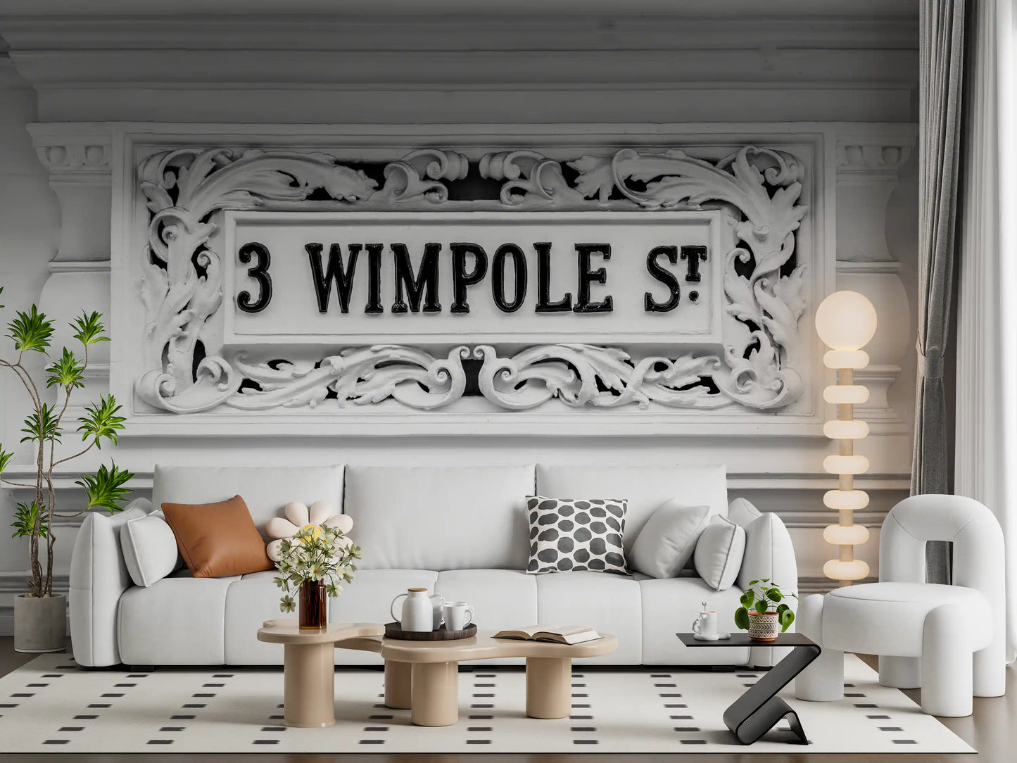 Murale da Parete Wimpole Street Grandeur