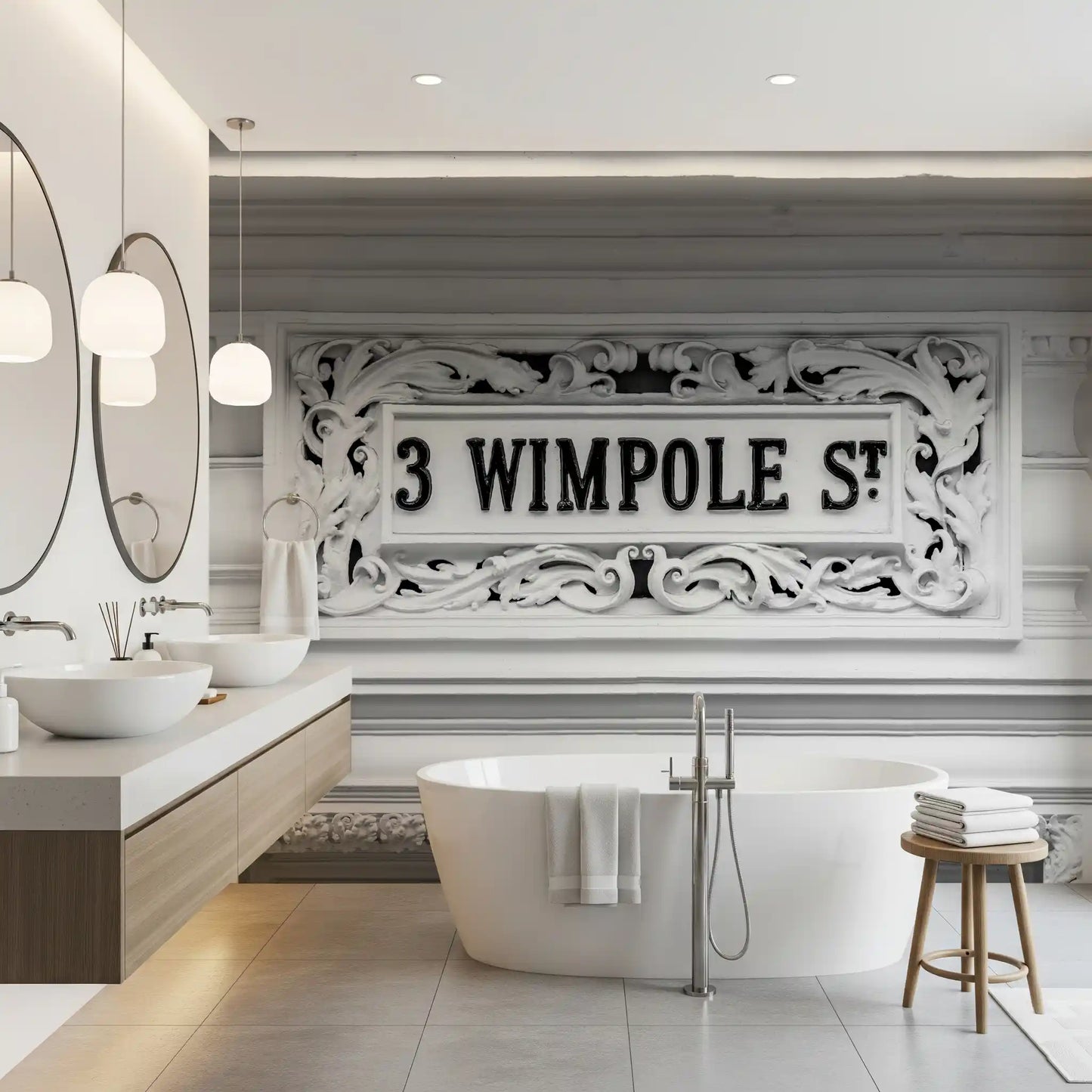 Murale da Parete Wimpole Street Grandeur