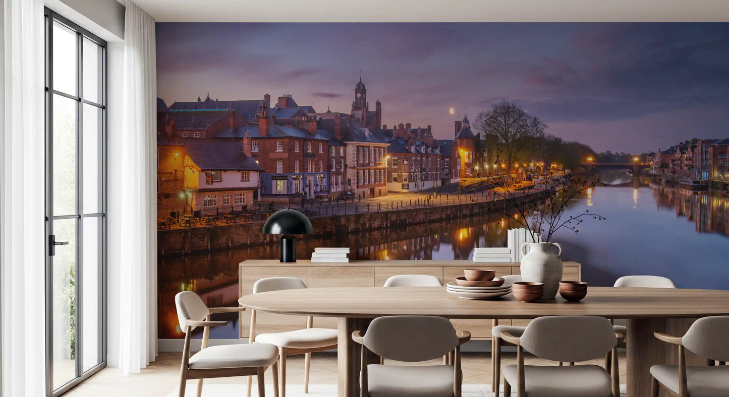 Riverside Dämmerungsleuchten Wandbild