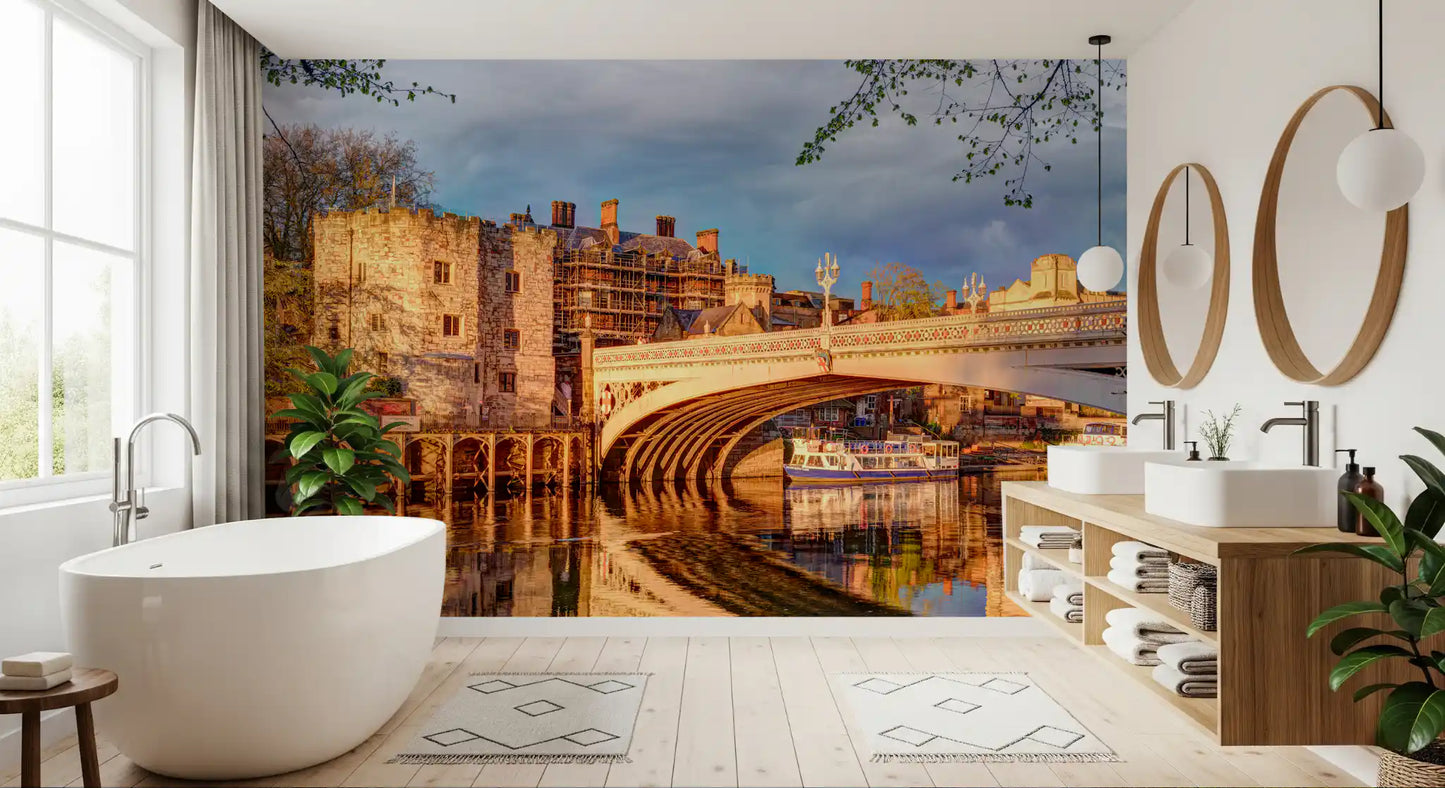 Yorks Goldener Flussreflexions-Wandbild