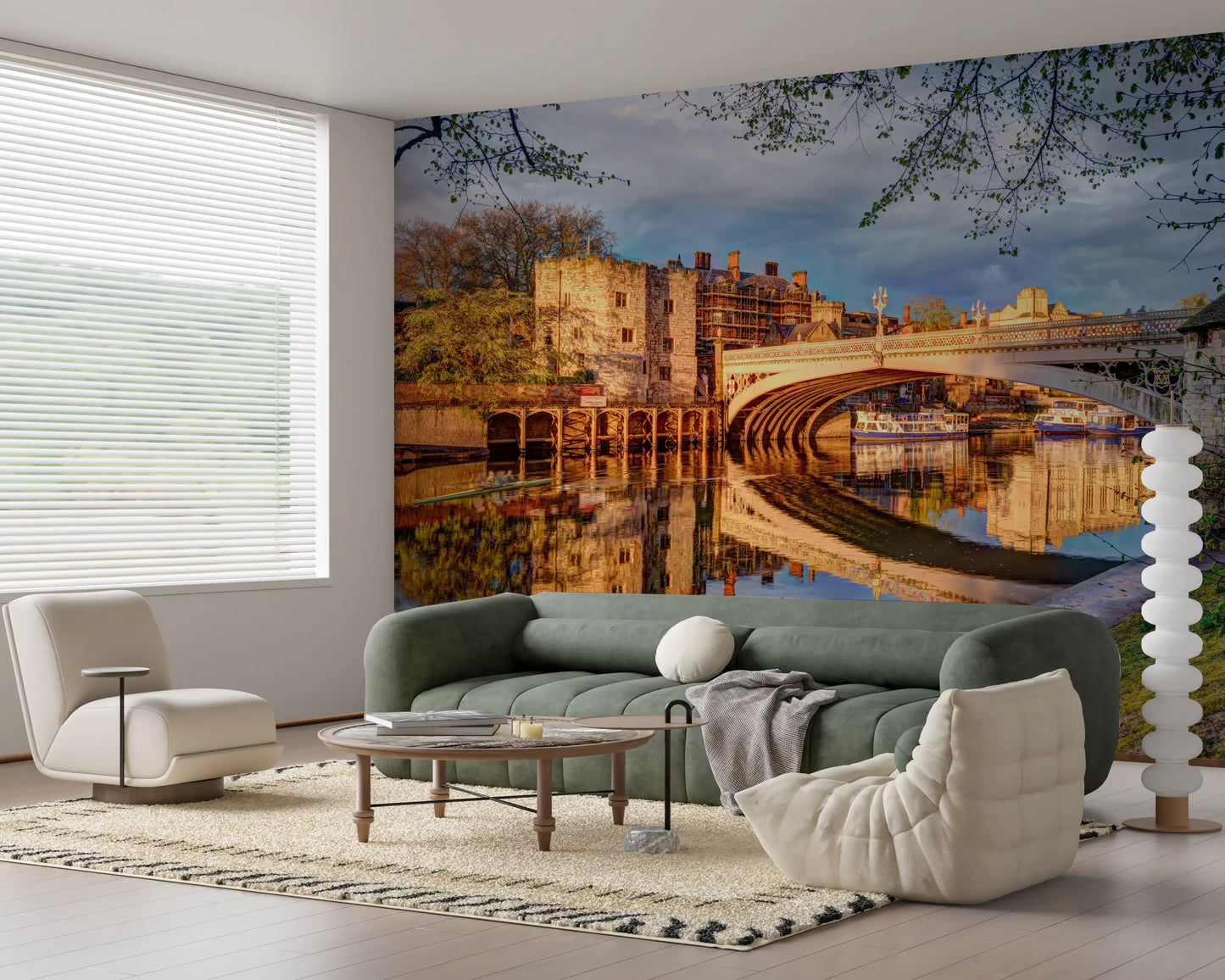 Yorks Goldener Flussreflexions-Wandbild