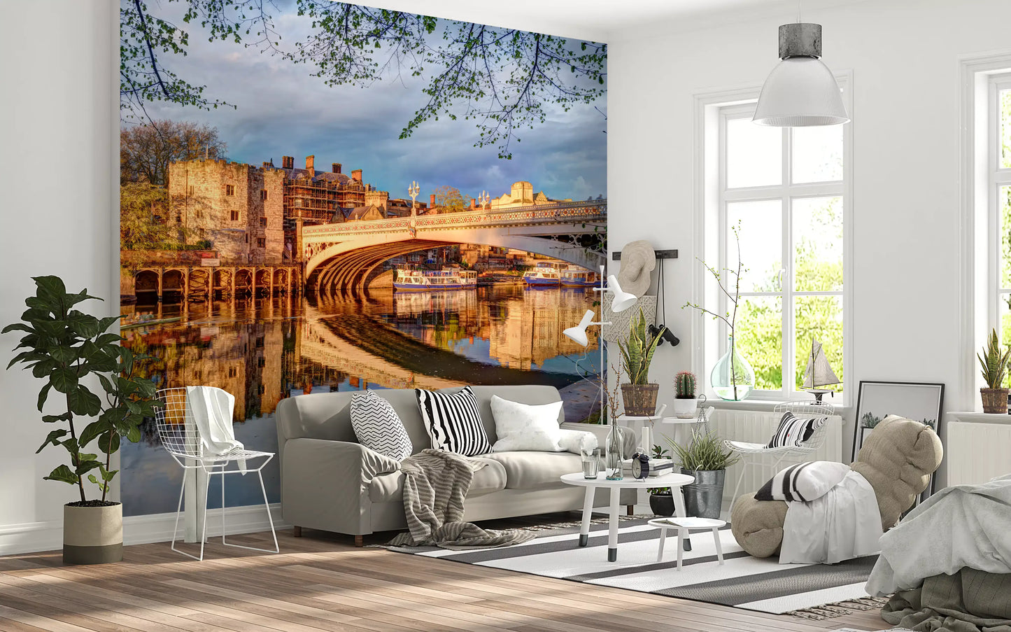 Yorks Goldener Flussreflexions-Wandbild