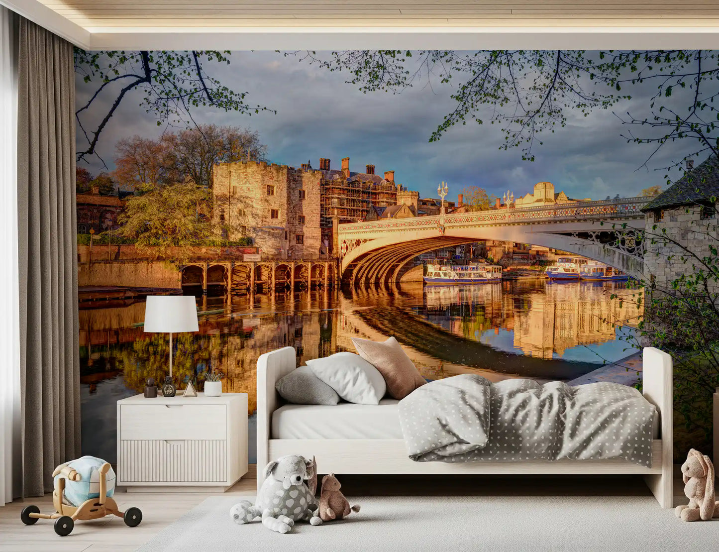 Yorks Goldener Flussreflexions-Wandbild