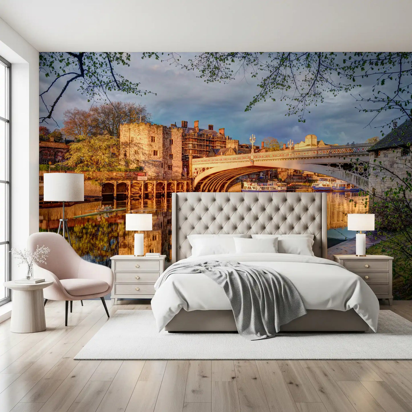 Yorks Goldener Flussreflexions-Wandbild