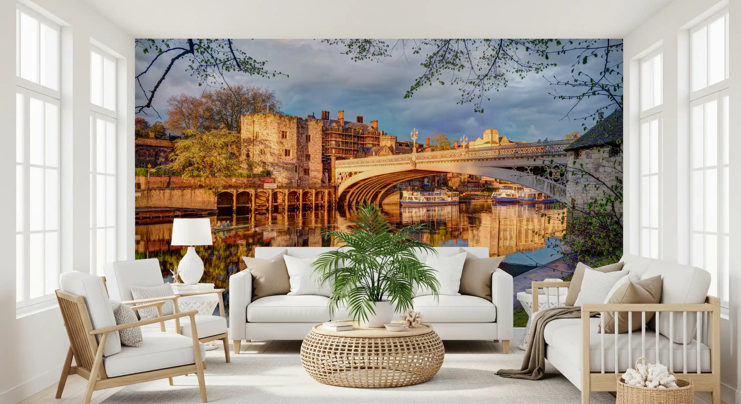 Yorks Goldener Flussreflexions-Wandbild
