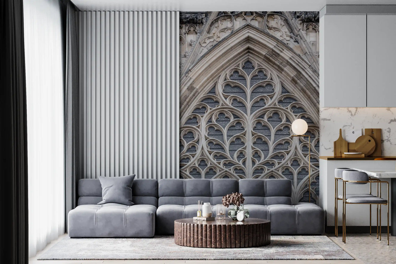 Gothic Grandeur Window Wall Mural