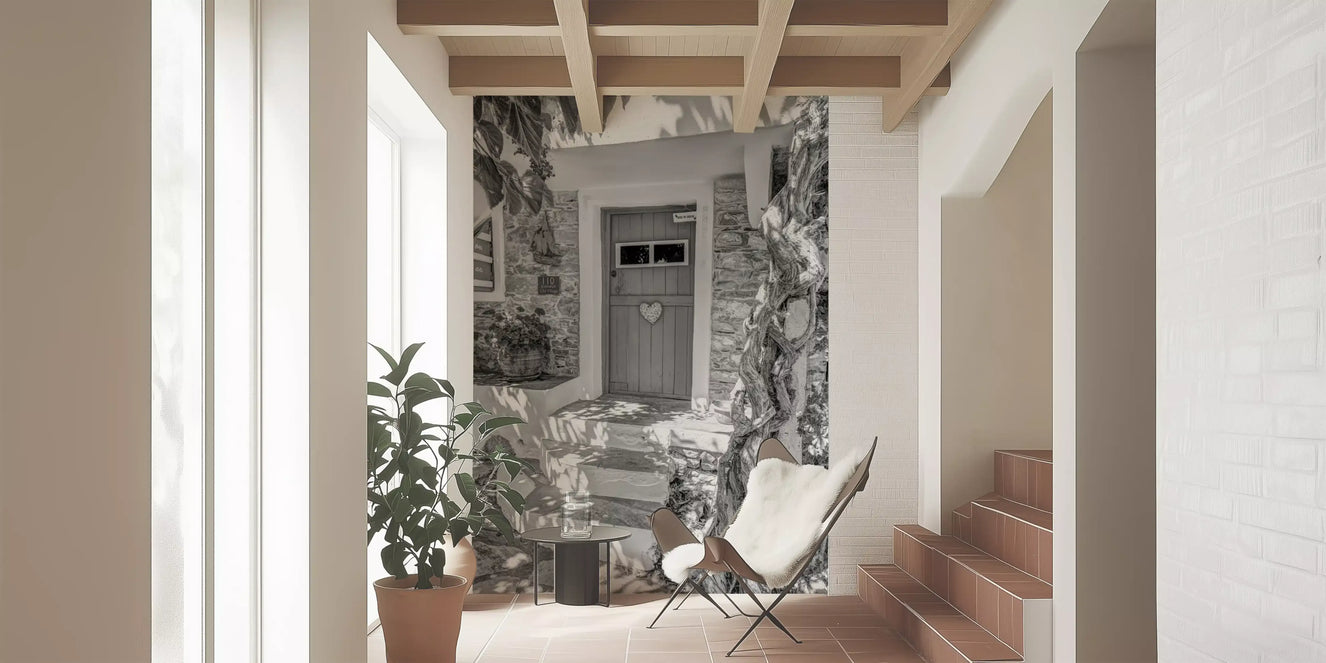 Heartfelt Village Entry Wall Mural