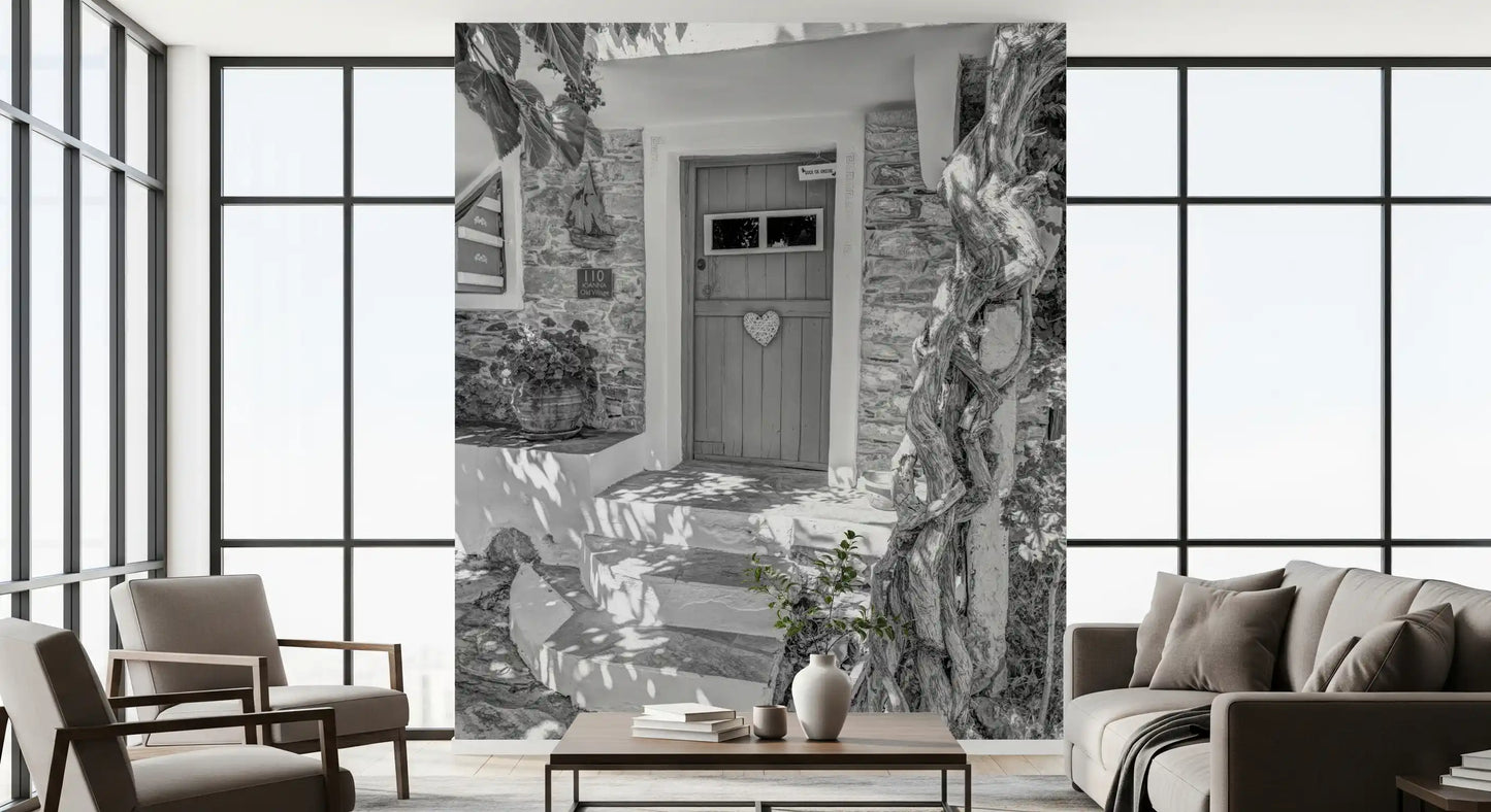 Heartfelt Village Entry Wall Mural