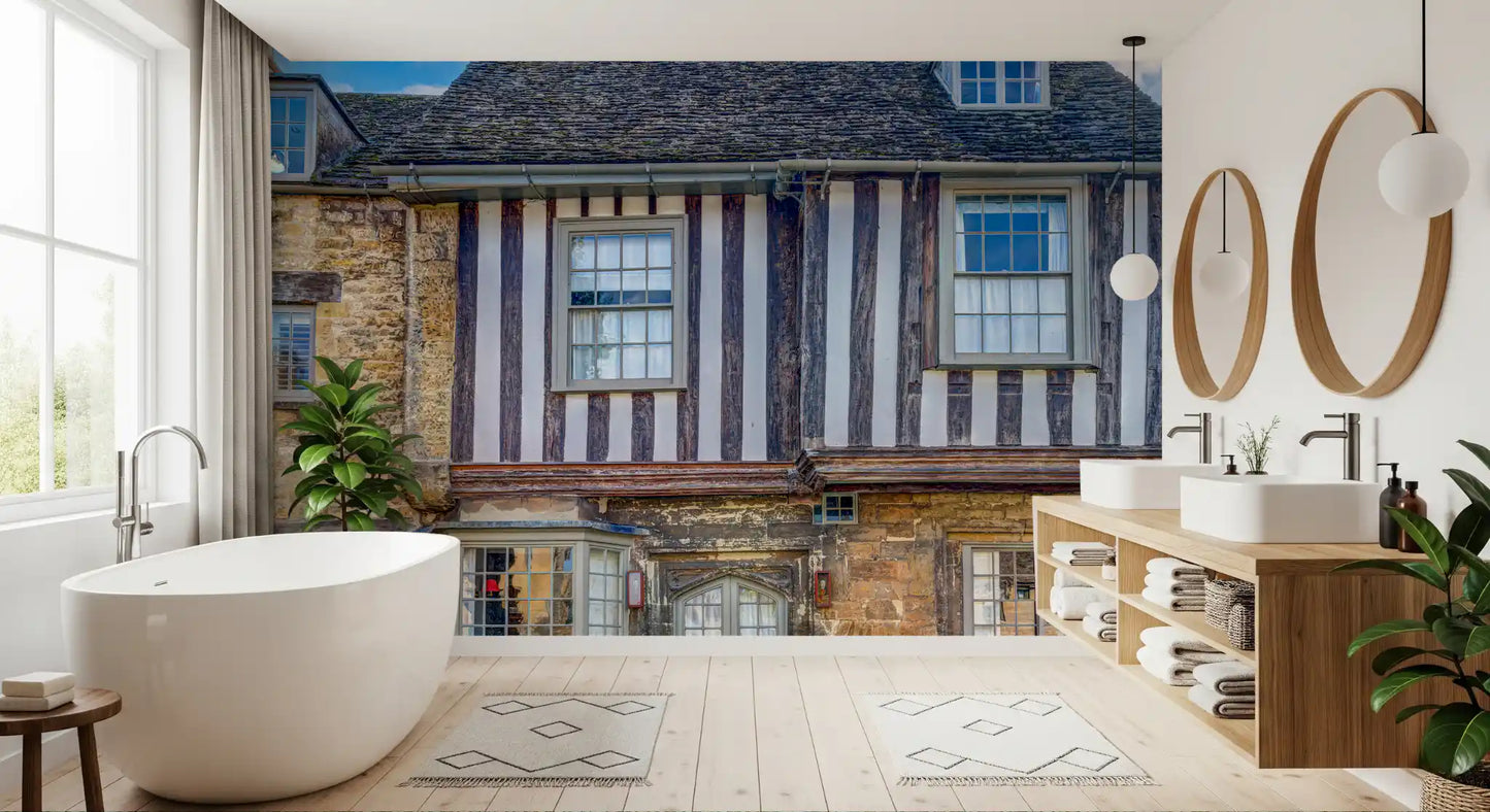 Cotswold Charm Cottage Wandbild
