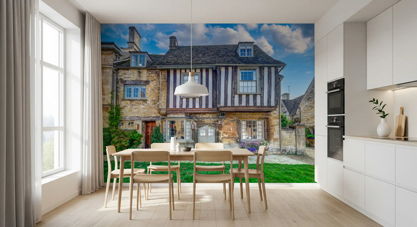 Cotswold Charm Cottage Wandbild