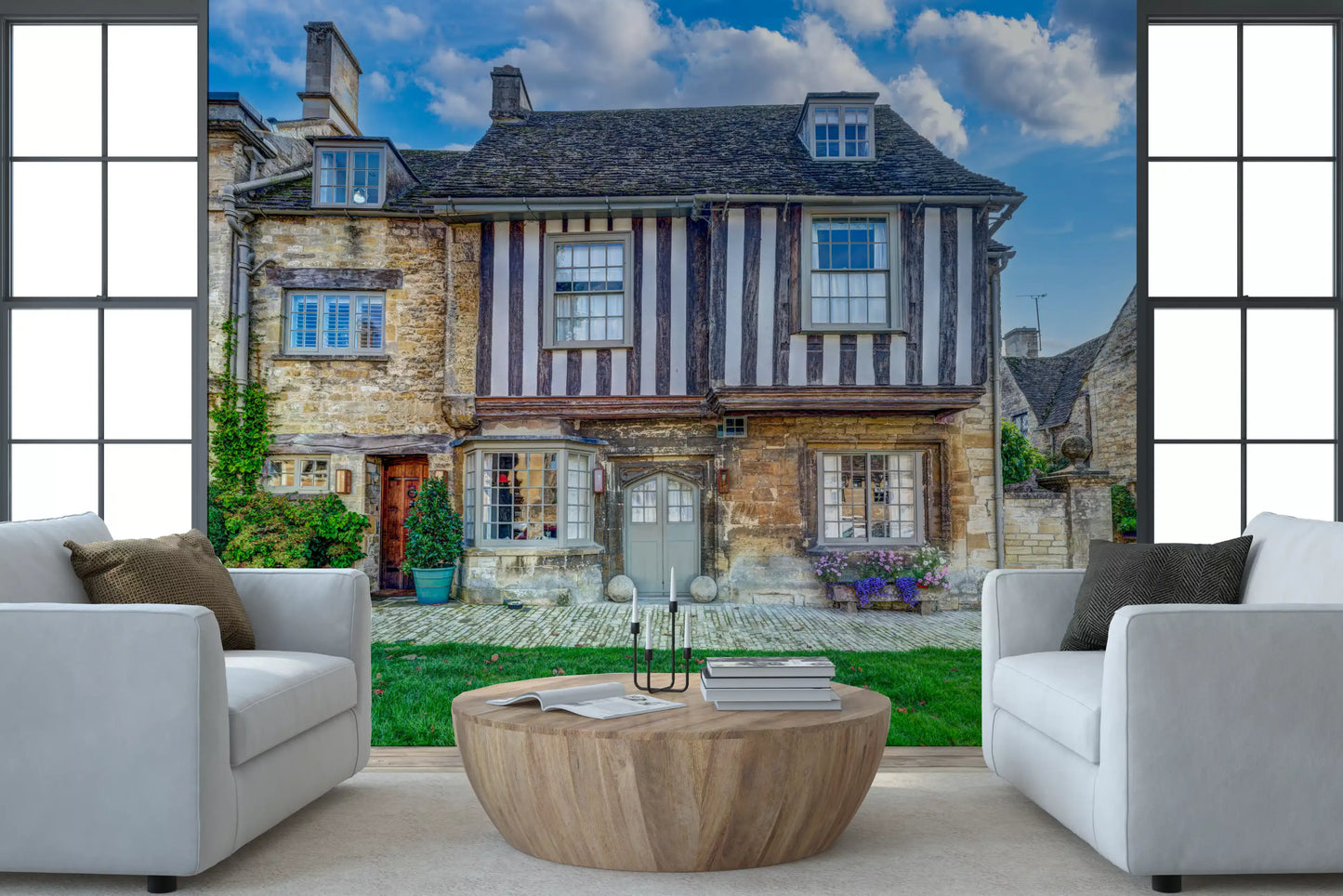 Cotswold Charm Cottage Wandbild