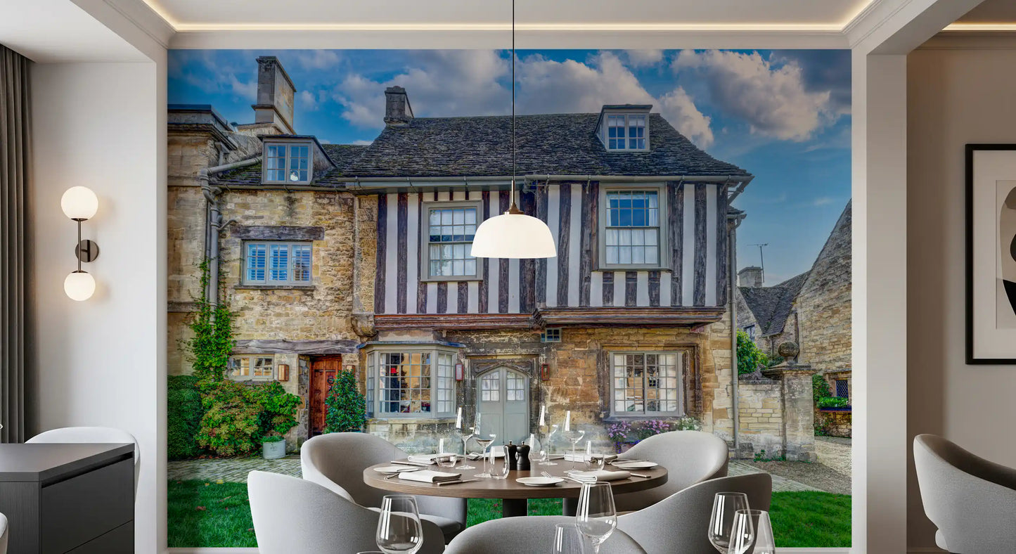 Cotswold Charm Cottage Wandbild