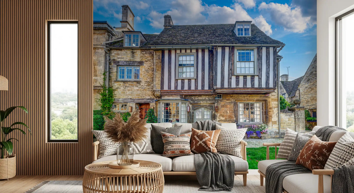 Cotswold Charm Cottage Wandbild