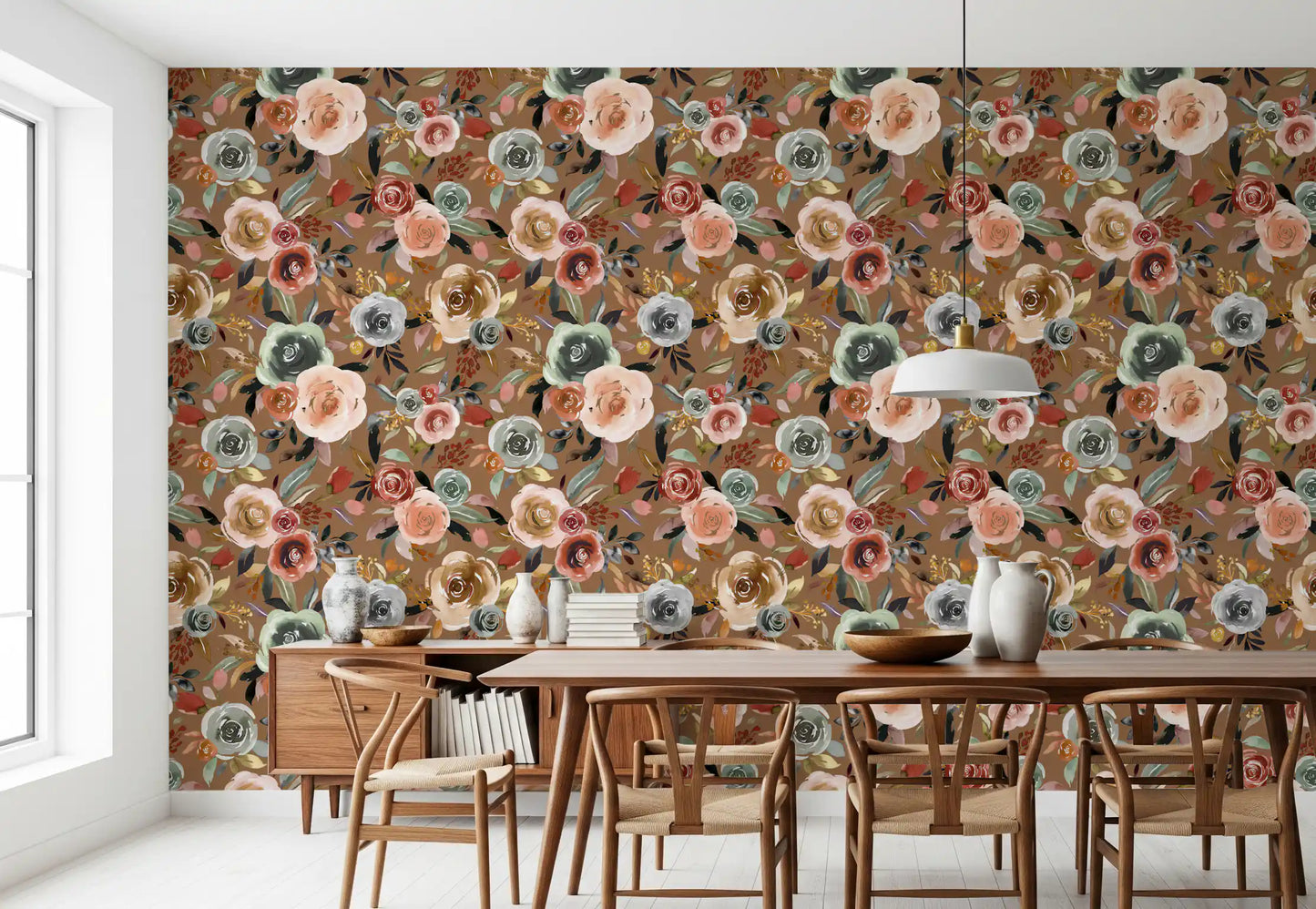 Carta da parati Earthy Bloom Medley
