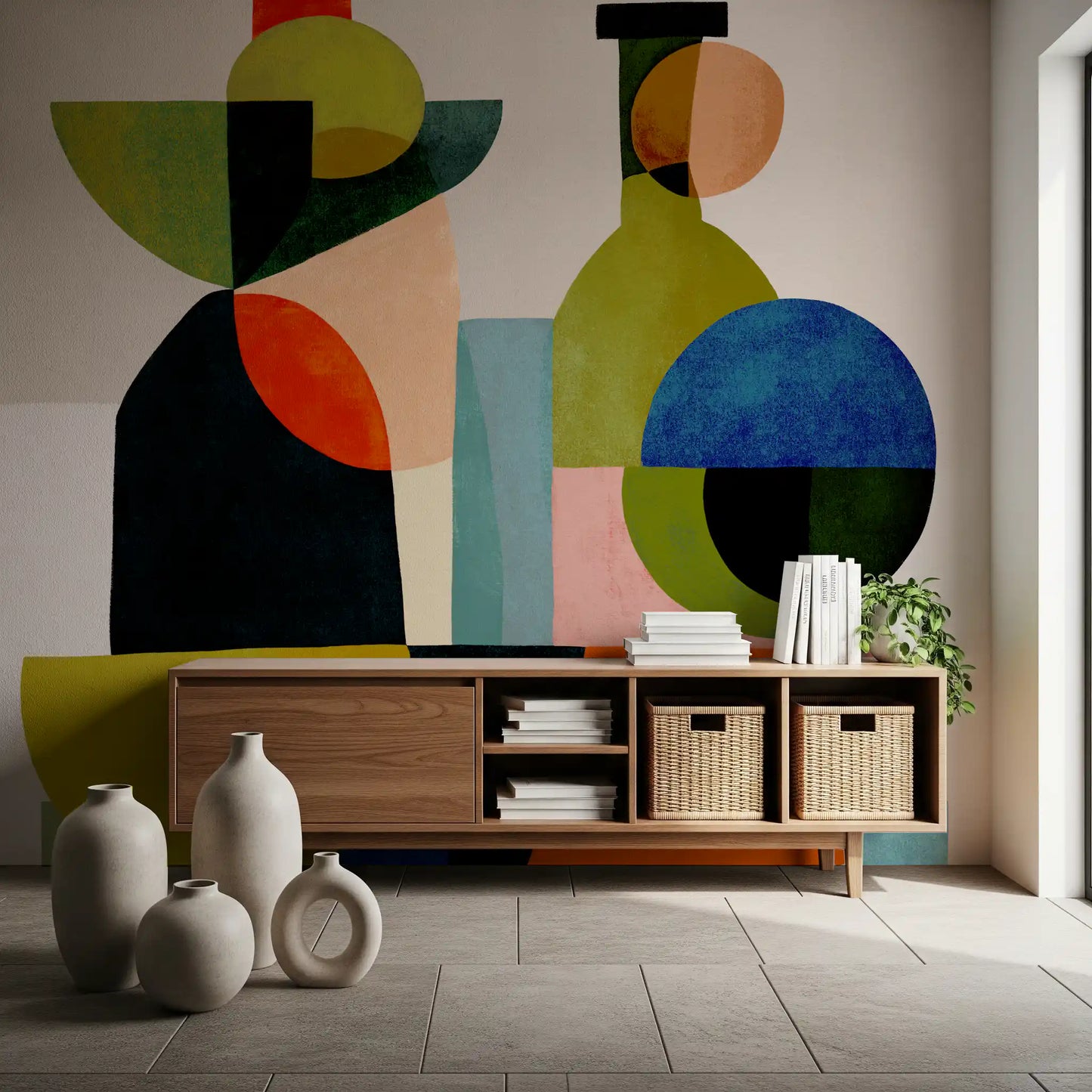 Wandbild Abstrakte Gefäßstudie