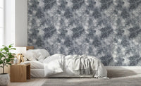 Misty grey wallpaper showing light dots, cloudy washes, and soft abstract depth