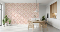 Dining room Soft Watercolor Harmony Wallpaper with gentle abstract repeat