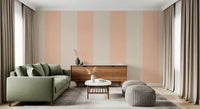 Blush Pink Stripe tapet Grandmillennial tapet⁠