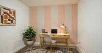 Blush Pink Stripe tapet Grandmillennial tapet⁠