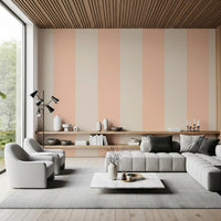 Blush Pink Stripe tapet Grandmillennial tapet⁠