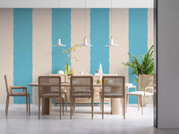 Blush Pink Stripe tapet Grandmillennial tapet⁠
