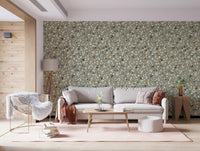 Sage and Sand Watercolor Polka Dots Wallpaper Wallpaper⁠