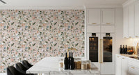 Neutral Beige Gray Watercolor Geometric Wallpaper⁠