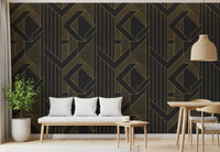 Golden Era Art Deco geometrische Tapete