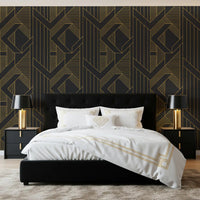 Golden Era Art Deco geometrische Tapete