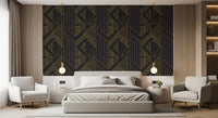 Golden Era Art Deco geometrische Tapete