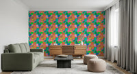 Retro Terrazzo Pop -abstrakti tapetti