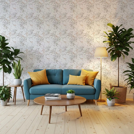 Whispering Pastel Botanicals Wallpaper Wallpaper⁠