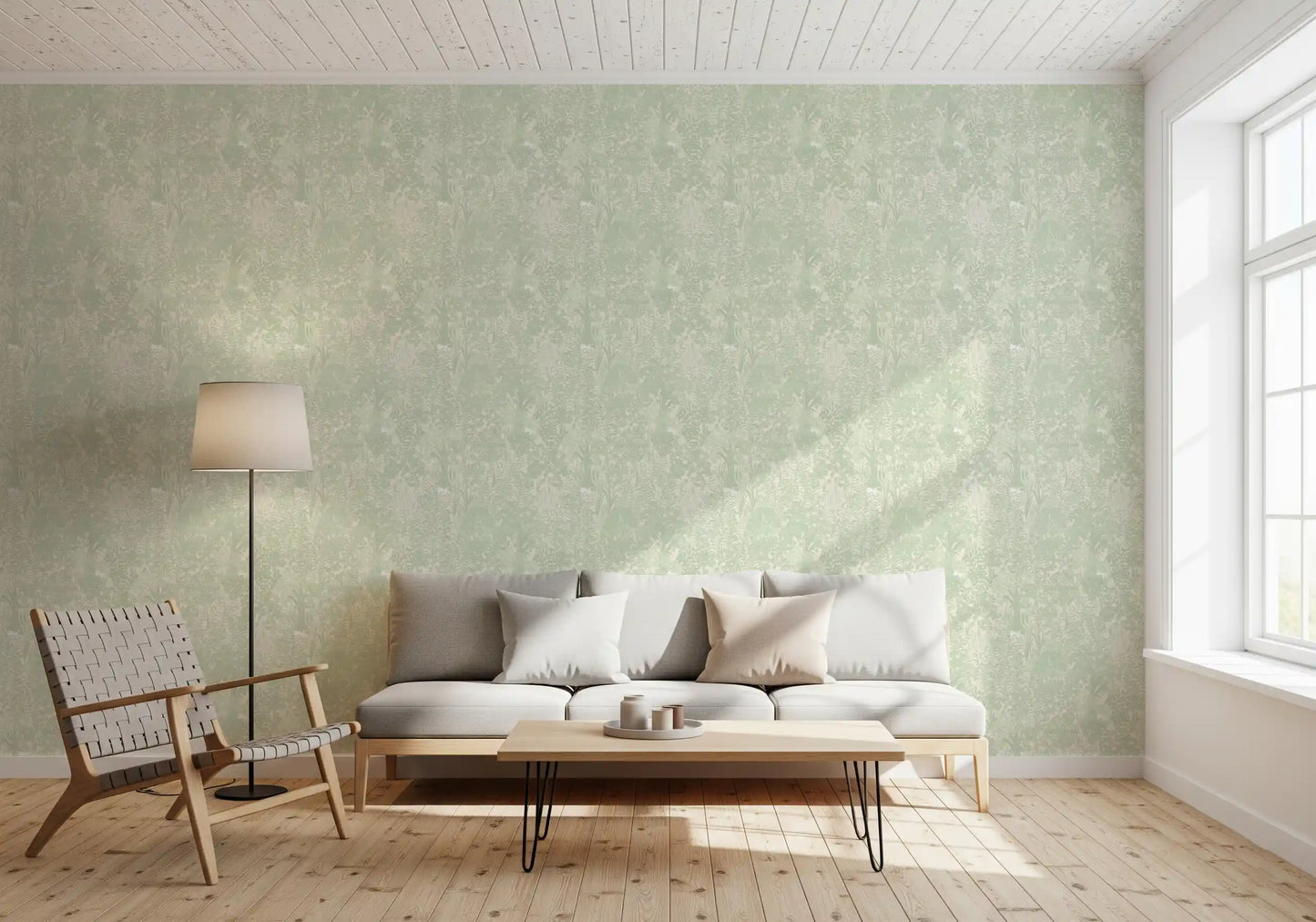 Tapeten „Sage Woodland“ und „Versteckte Wildtiere“