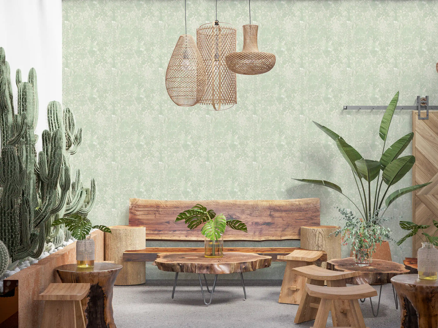 Tapeten „Sage Woodland“ und „Versteckte Wildtiere“