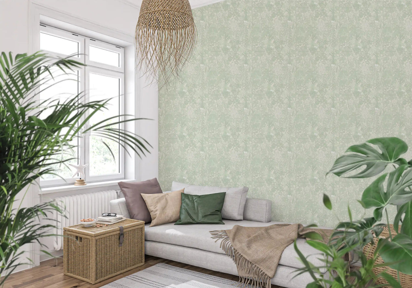 Tapeten „Sage Woodland“ und „Versteckte Wildtiere“