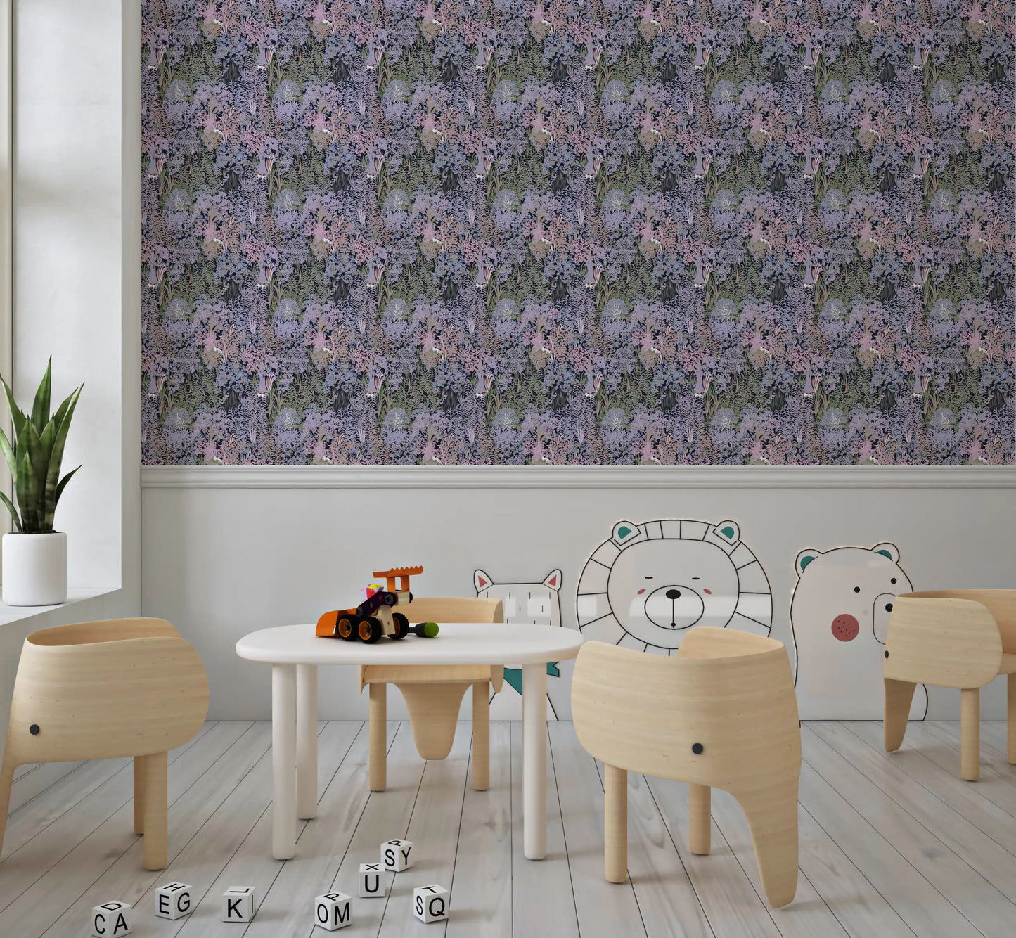 Papier peint décoratif Secret Woodland Meadow pour murs