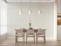 Serene Nordic Meadows Beige Wallpaper Wallpaper⁠
