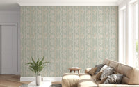 Tapete Sweet Sage und Blush Cottage Stripe