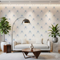 Papier peint Serene Scandi Blue Blossom