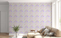 Whimsical Pastel Meadow Floral Wallpaper Wallpaper⁠
