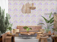 Whimsical Pastel Meadow Floral Wallpaper Wallpaper⁠