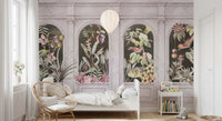Vintage Architektonische Botanische Bogen Wandbild