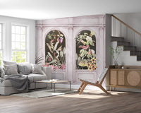 Vintage Architektonische Botanische Bogen Wandbild