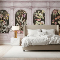 Vintage Architektonische Botanische Bogen Wandbild