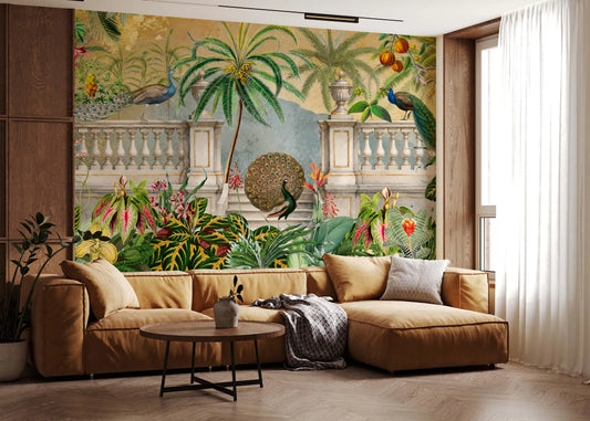 Vintage Imperial Golden Garden  Wall Mural