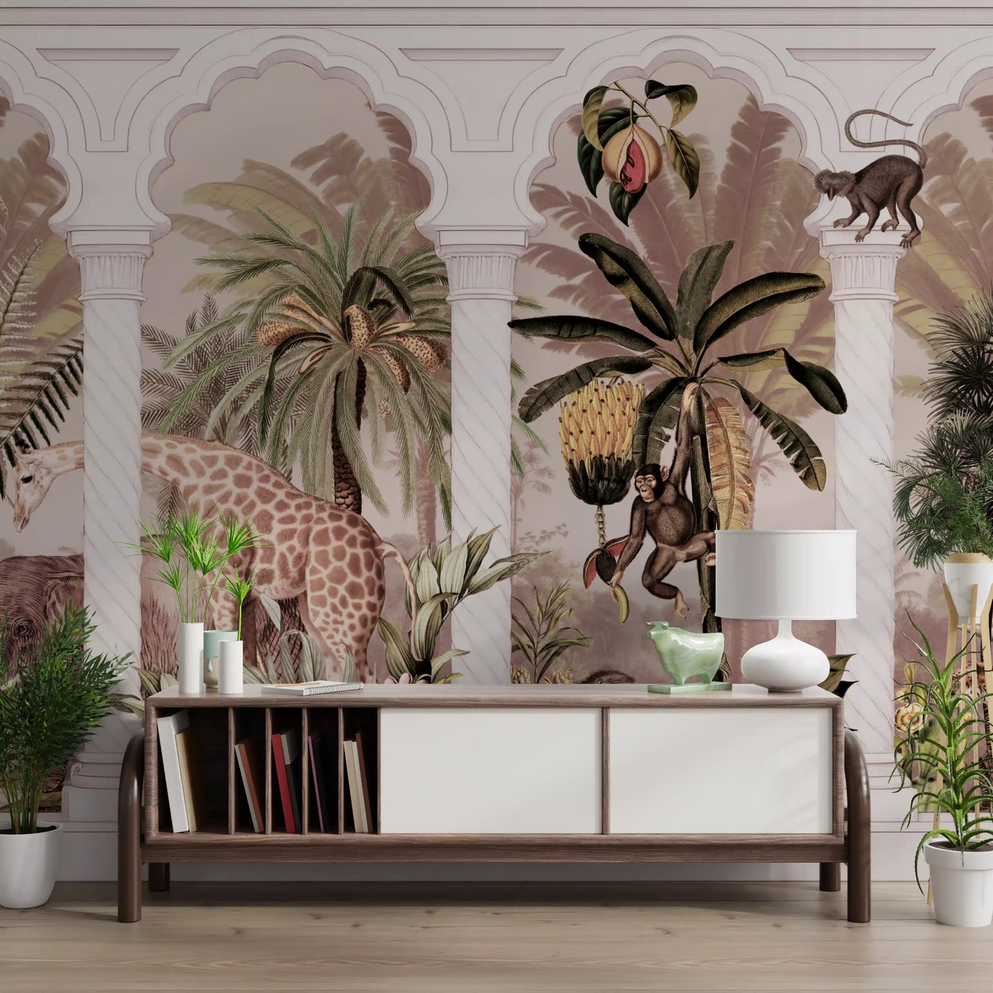 Papier peint panoramique Safari Jungle Colonnade Moghole