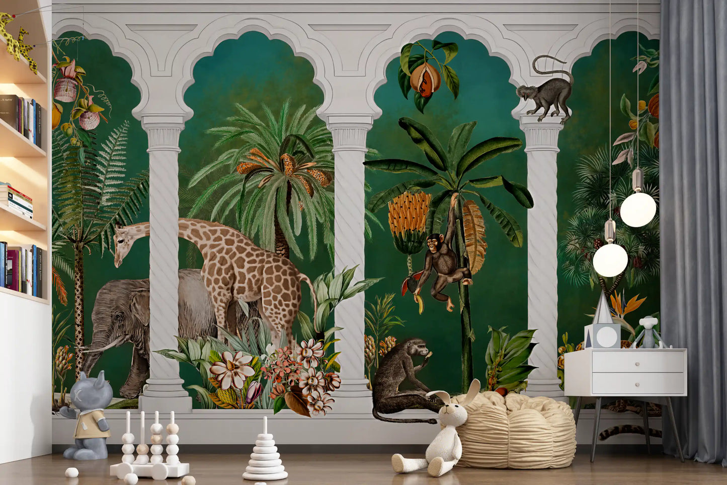Majestätisches Mogul-Bogen-Safari-Wandbild