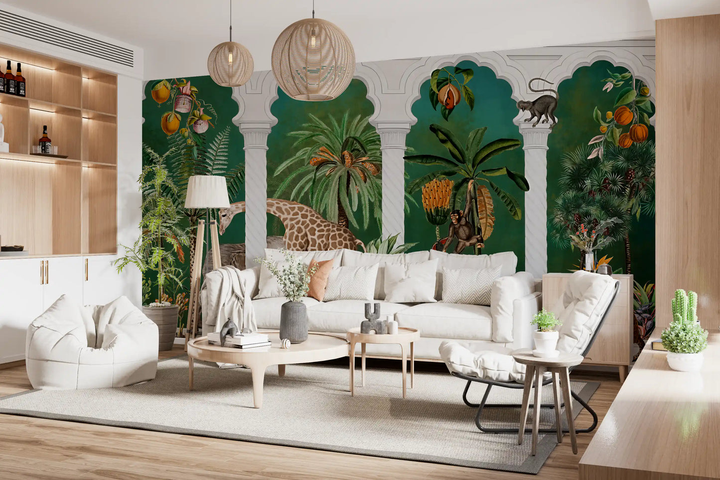 Majestätisches Mogul-Bogen-Safari-Wandbild