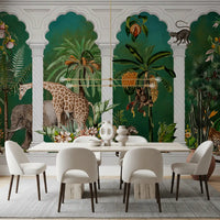 Majestätisches Mogul-Bogen-Safari-Wandbild
