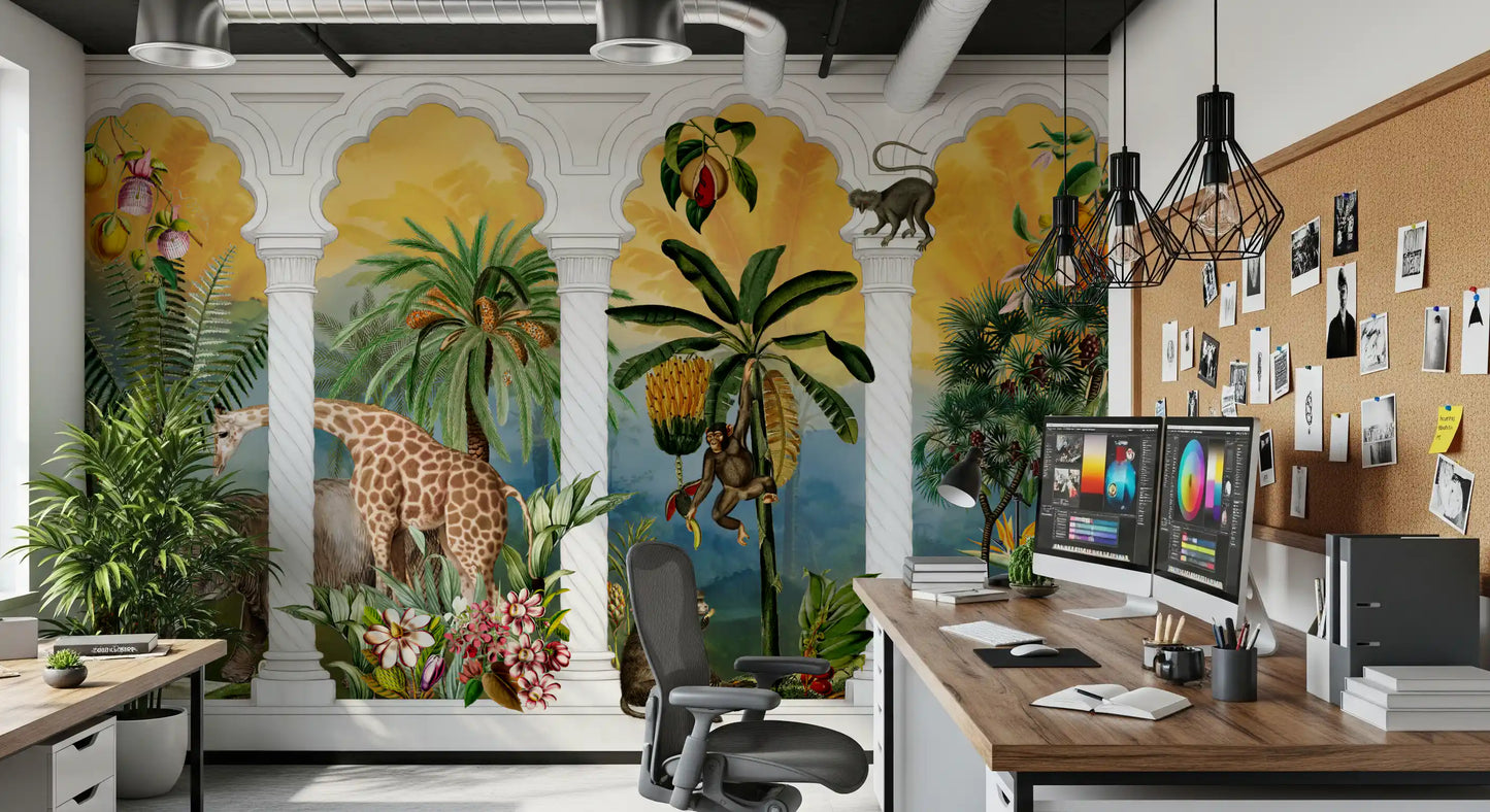 Fresque murale Imperial Arches Tropical Safari